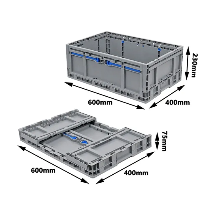 Transport Stackable EU Plastic Logistics Boxes high quality