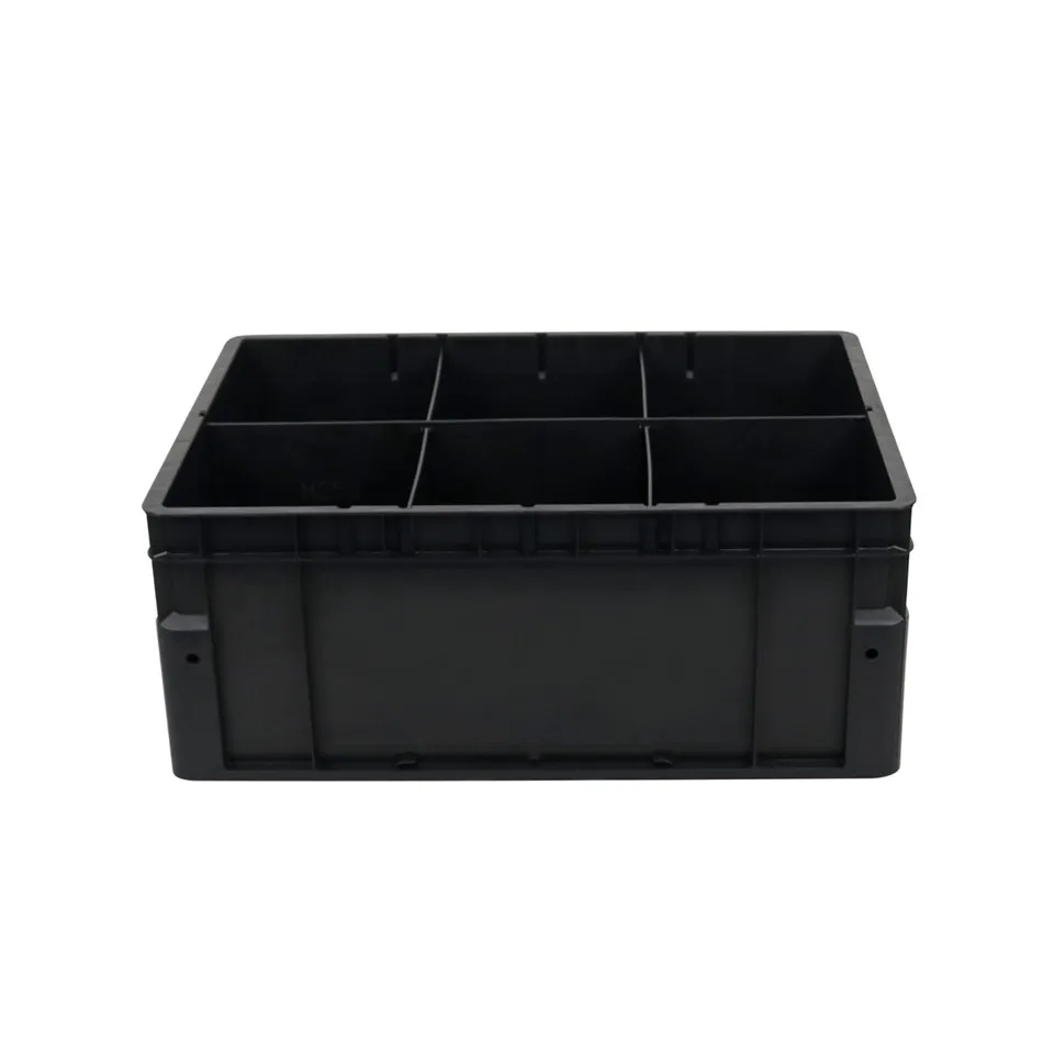 600*400*250mm AS/RS Warehouse Plastic Turnover Box factory